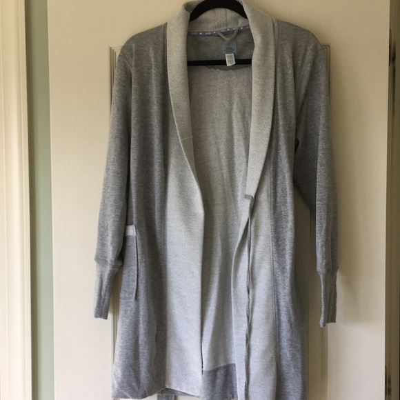 Gray lightweight robe - Picture 2 of 3